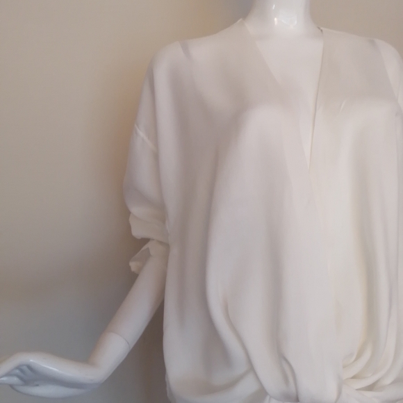 IRO Off-White Knot-Front Blouse - Picture 5 of 8